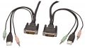 LINDY 'KVM Switch Compact' DVI Kabel / Stecker